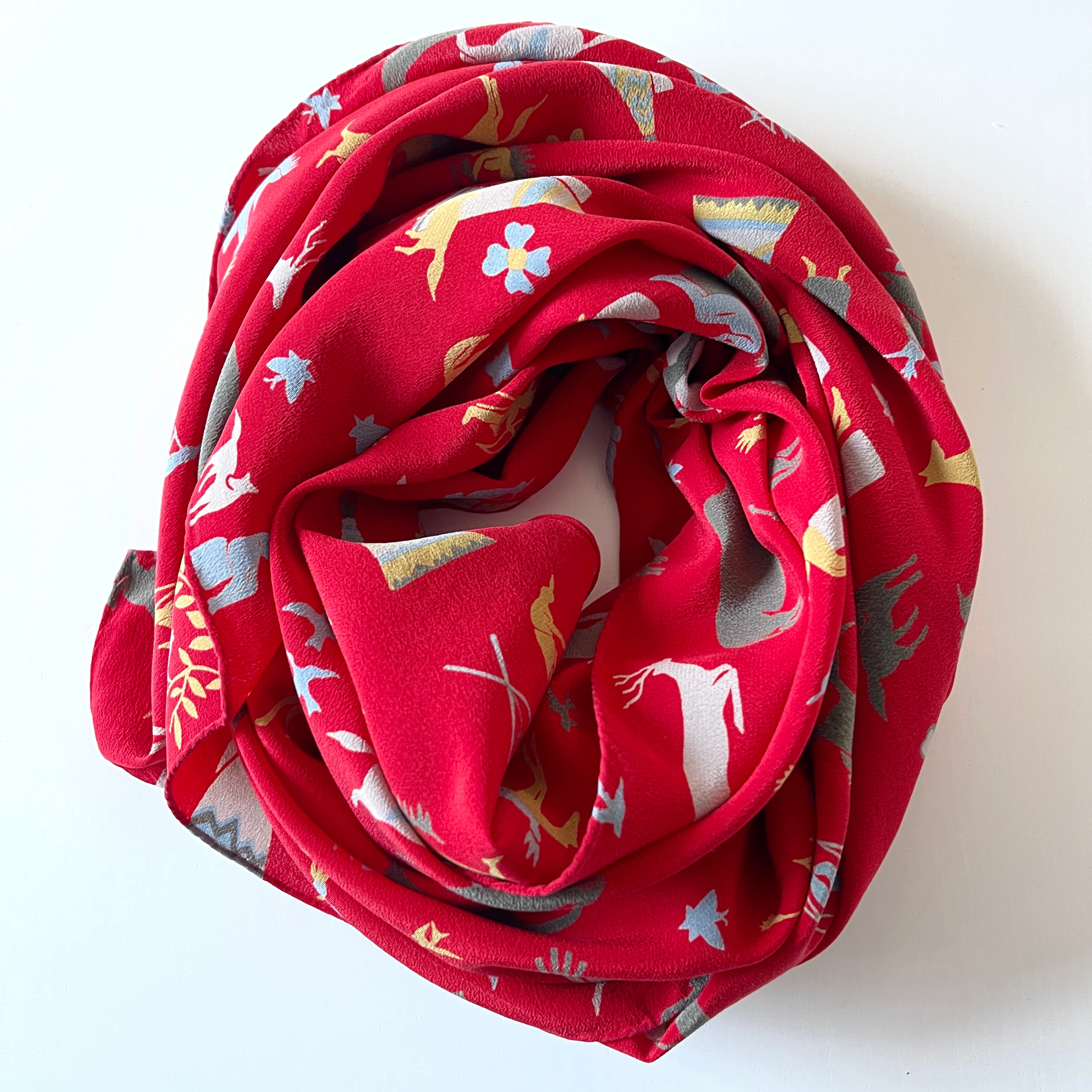 FABRIC FRONTLINE Silk Scarf