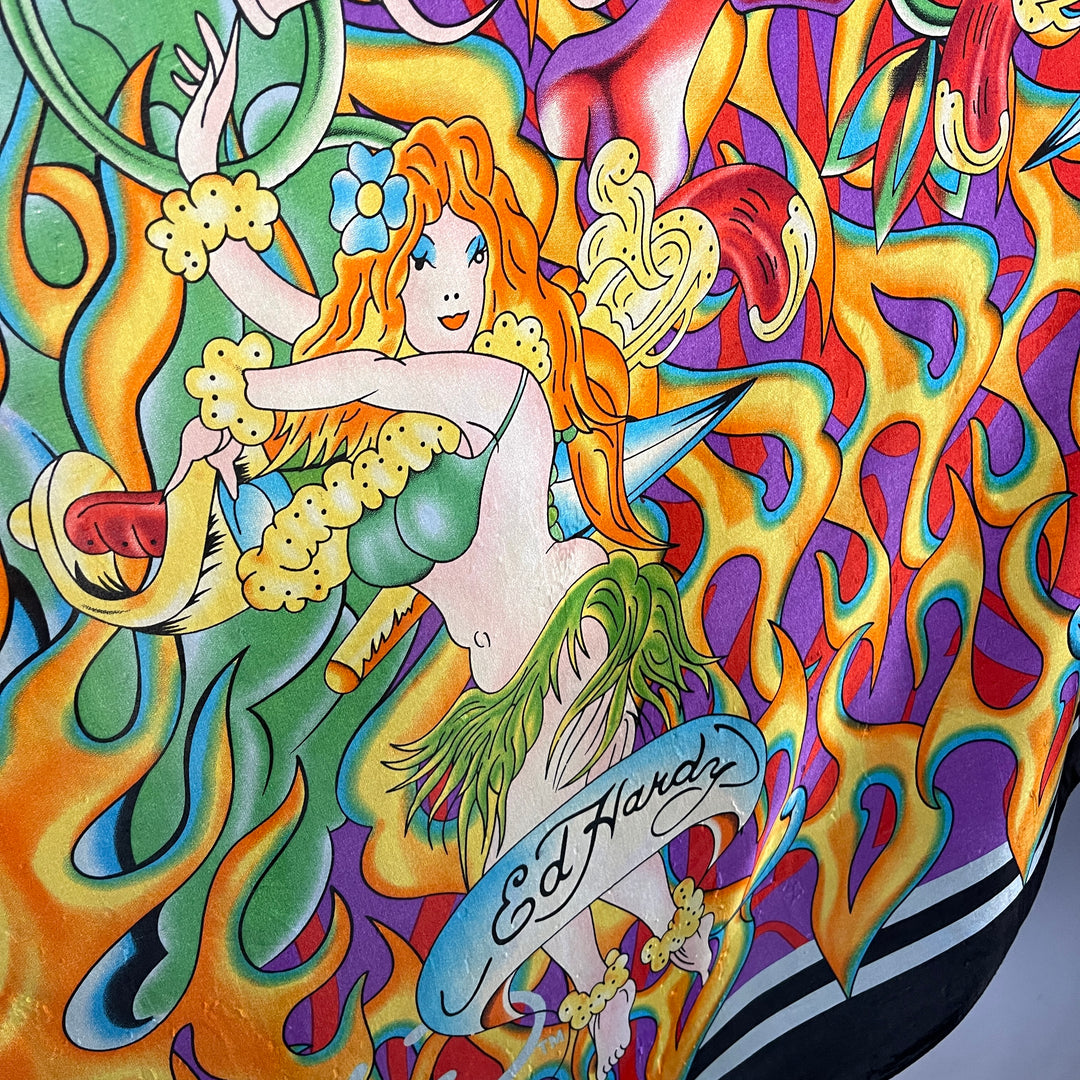 ED HARDY by Christian Audigier  Silk Scarf