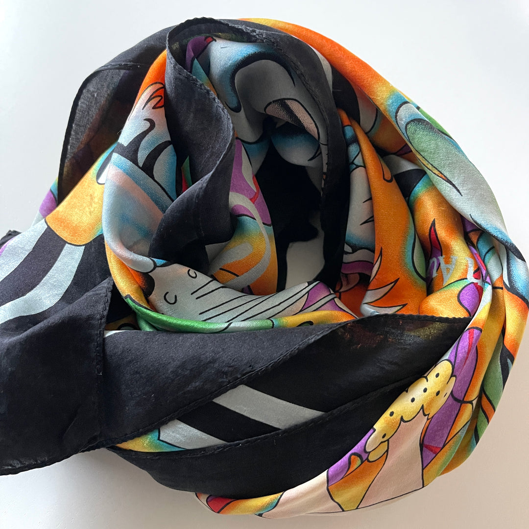 ED HARDY by Christian Audigier  Silk Scarf