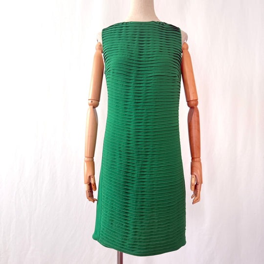 AKRIS Green Silk Dress