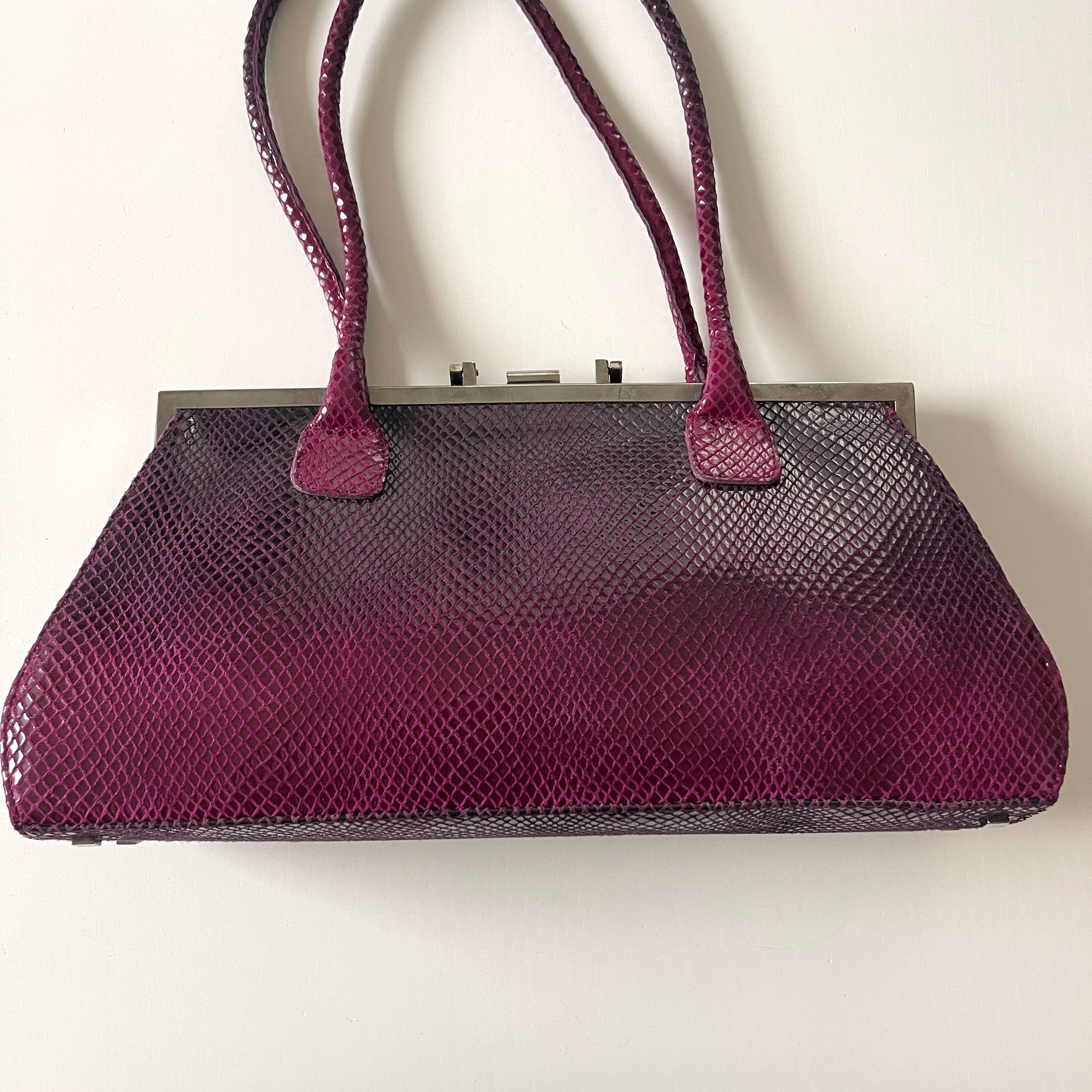 STUART WEITZMAN Python Leather Bag