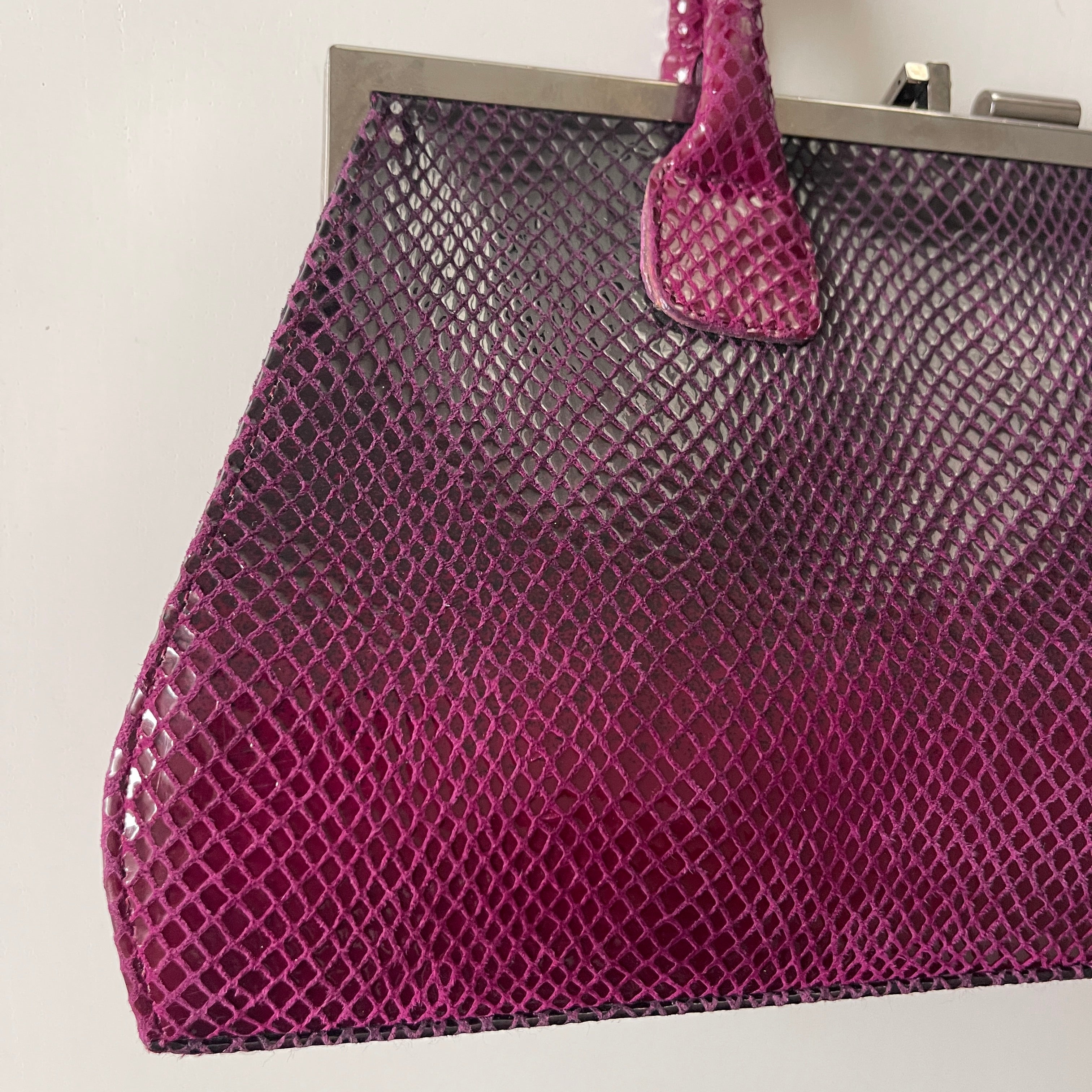 STUART WEITZMAN Python Leather Bag