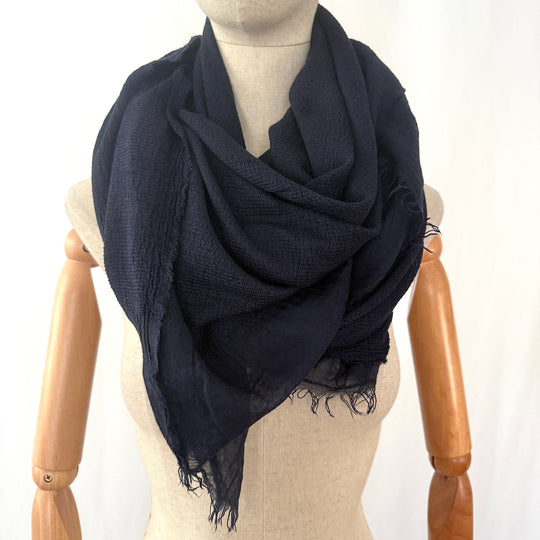 FALIERO SARTI Dark Blue Scarf