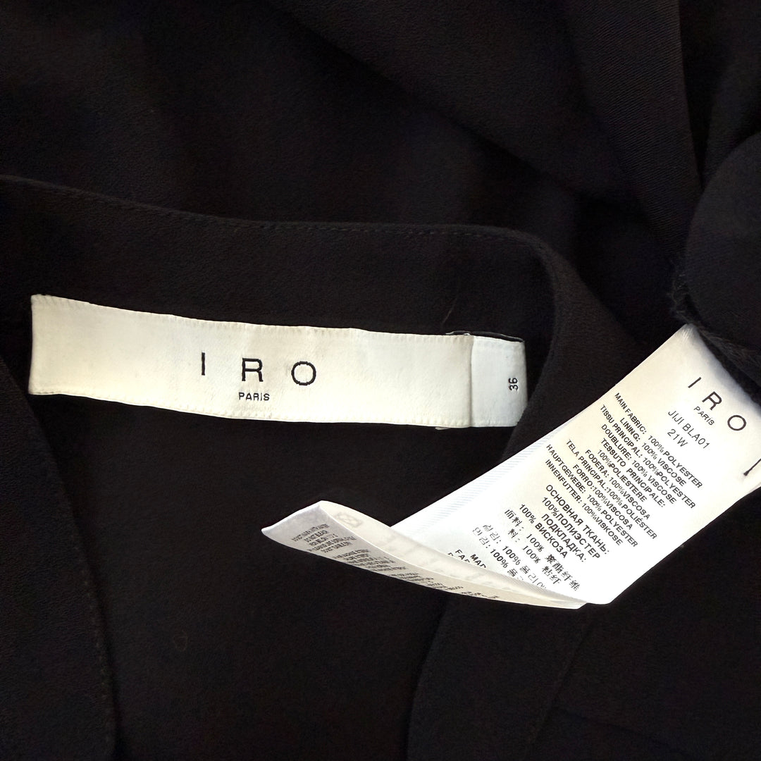 IRO Jiji Pleated Crepe  Dress