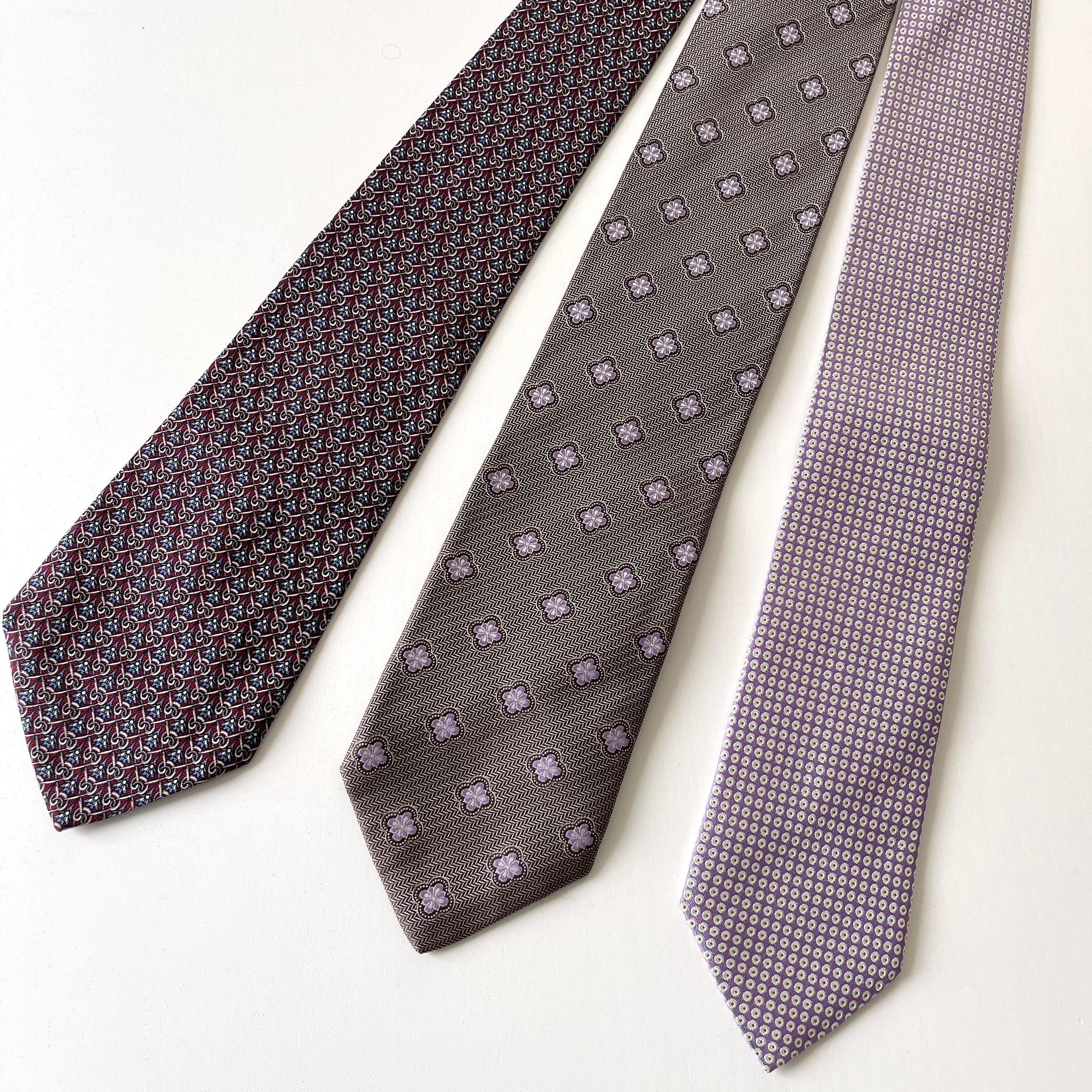 SET OF 3 SILK TIES