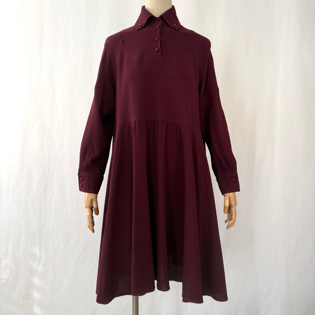 EN SOIE enSoie Zurich "Serge" wool dress