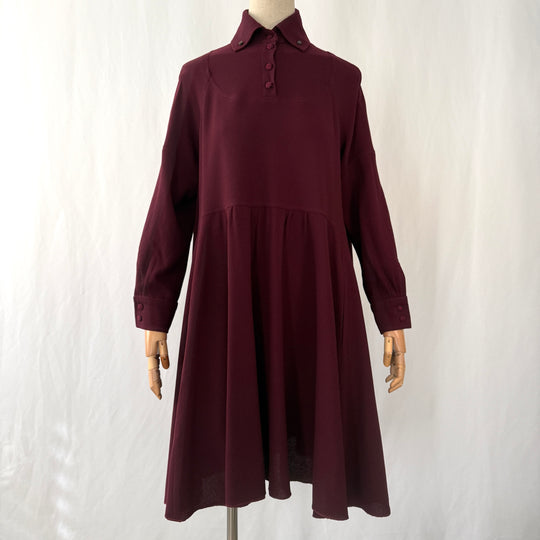 EN SOIE enSoie Zurich "Serge" wool dress