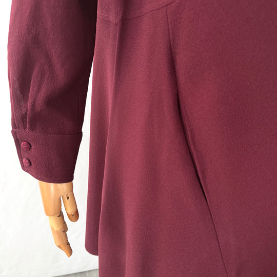 EN SOIE enSoie Zurich "Serge" wool dress