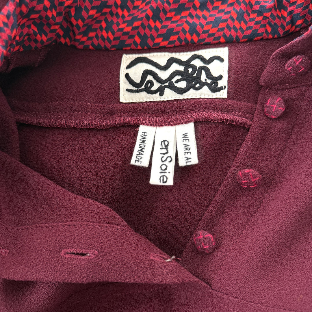 EN SOIE enSoie Zurich "Serge" wool dress
