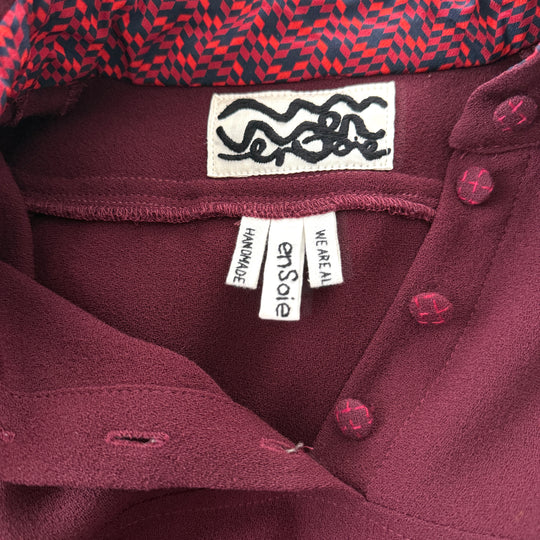 EN SOIE enSoie Zurich "Serge" wool dress