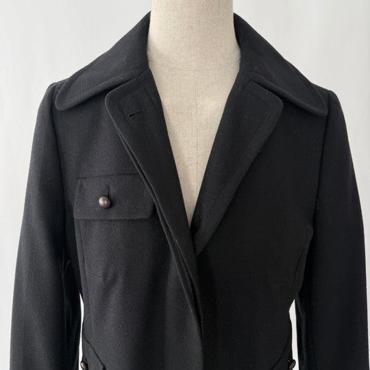 AKRIS Black Wool Coat/Jacket