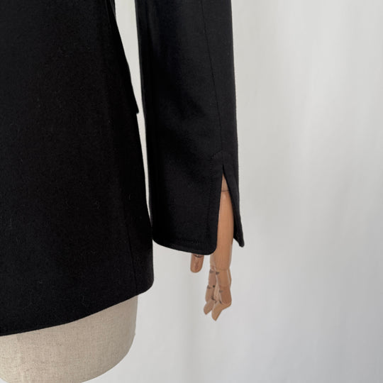AKRIS Black Wool Coat/Jacket
