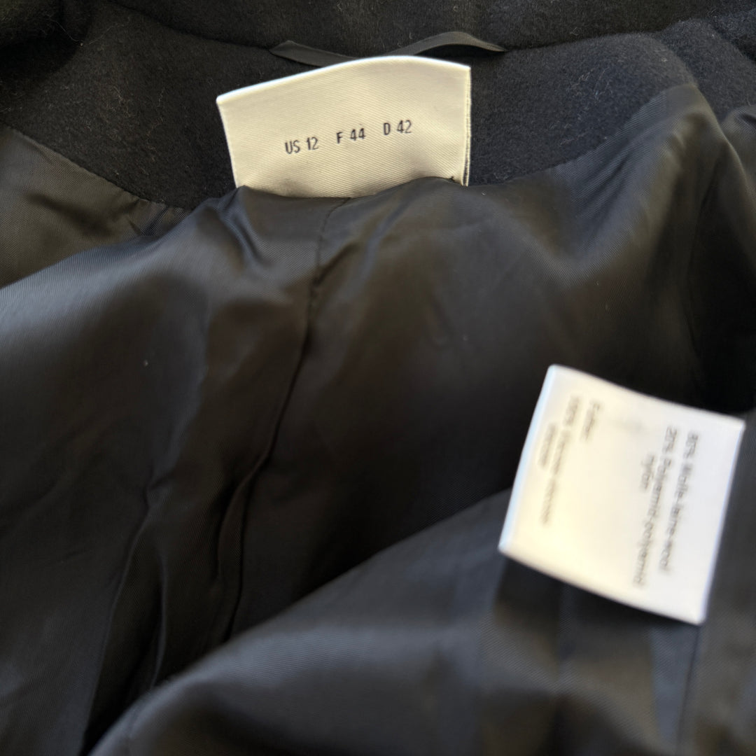 AKRIS Black Wool Coat/Jacket