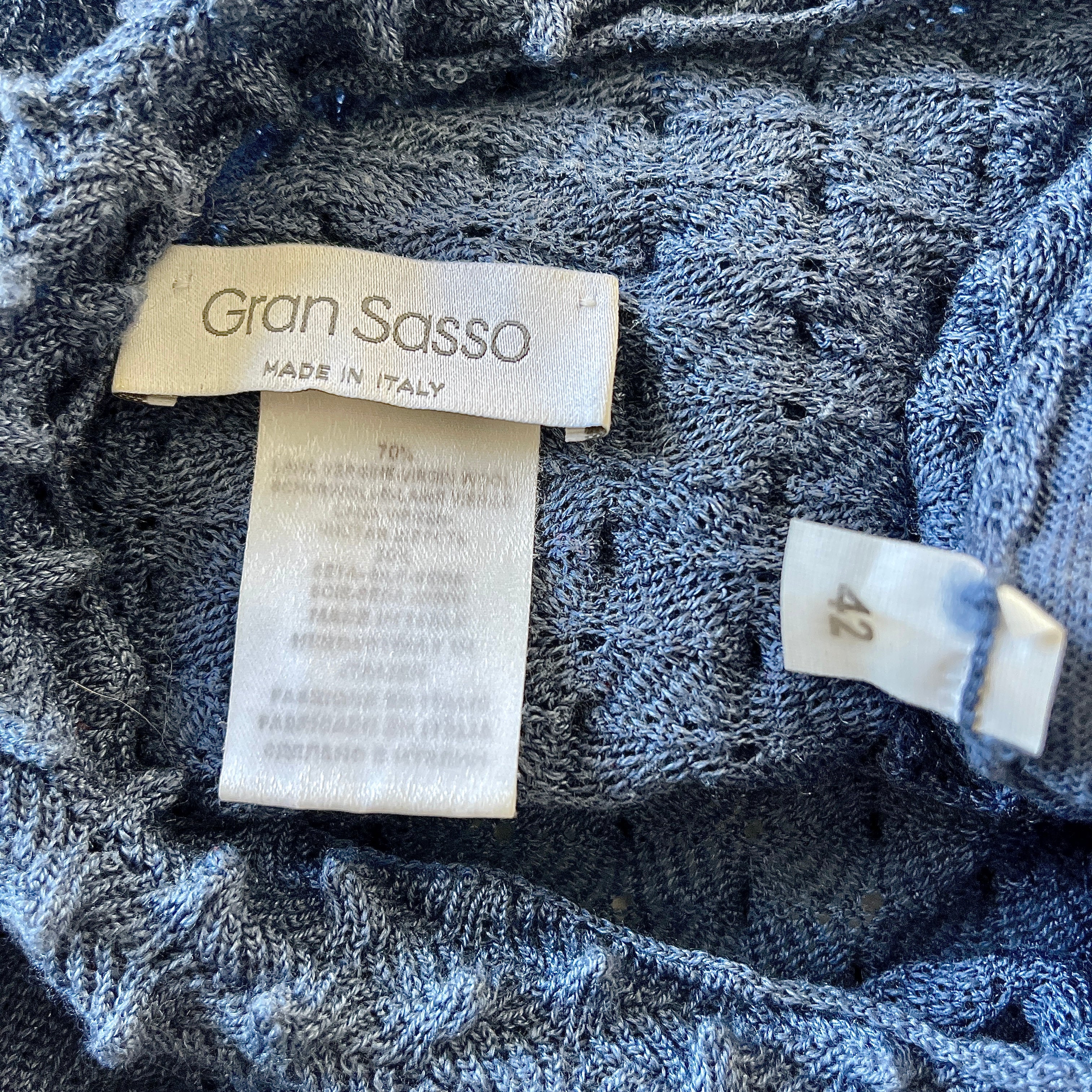 GRAN SASSO Wool/Silk Sweater