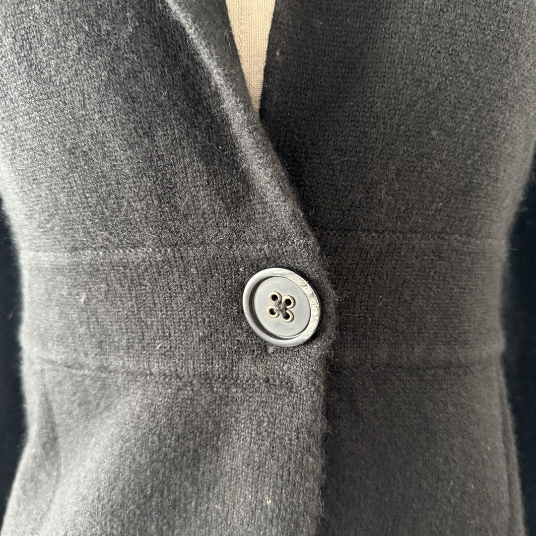 REPEAT Black Cashmere Cardigan