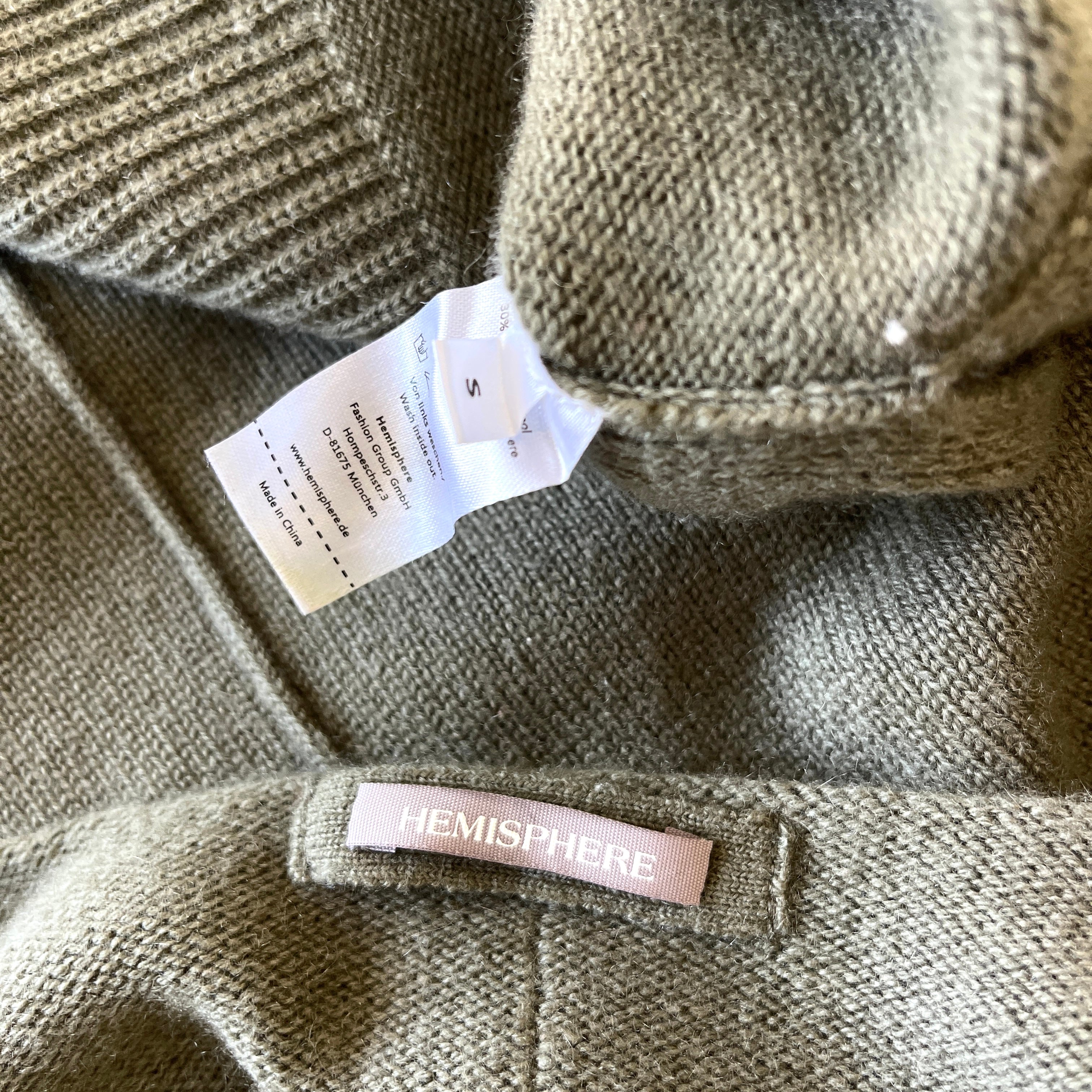 HEMISPHERE Wool/Cashmere Sweater