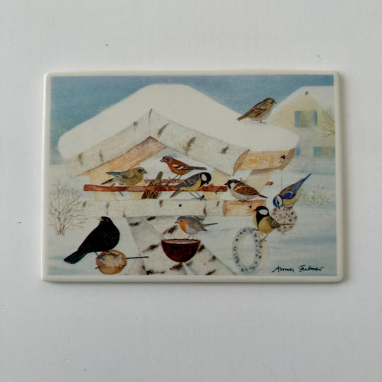 Vintage Villeroy & Boch VilboCard – “Bird Feeding” (1982)