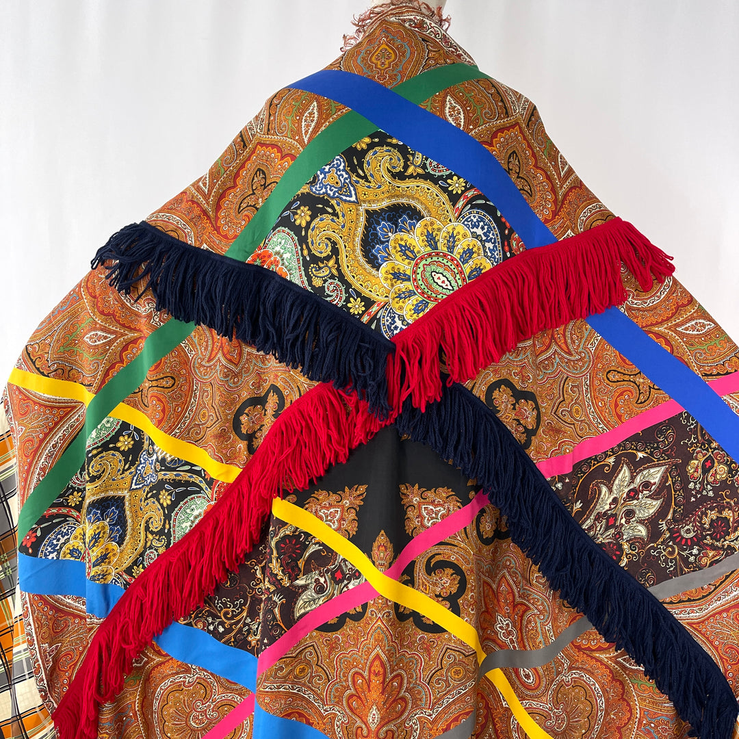 PIERRE-LOUIS MASCIA New Fringe Patchwork Shawl