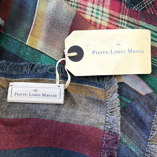 PIERRE-LOUIS MASCIA New Double-sided Silk Scarf
