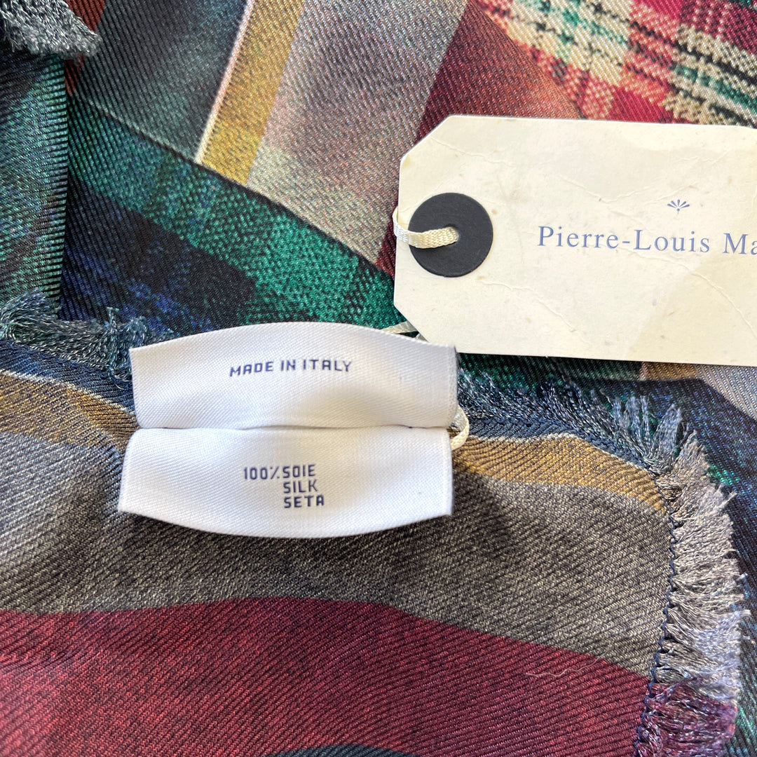 PIERRE-LOUIS MASCIA New Double-sided Silk Scarf