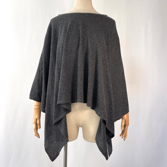 MAJESTIC FILATURES New Cotton/Cashmere Poncho