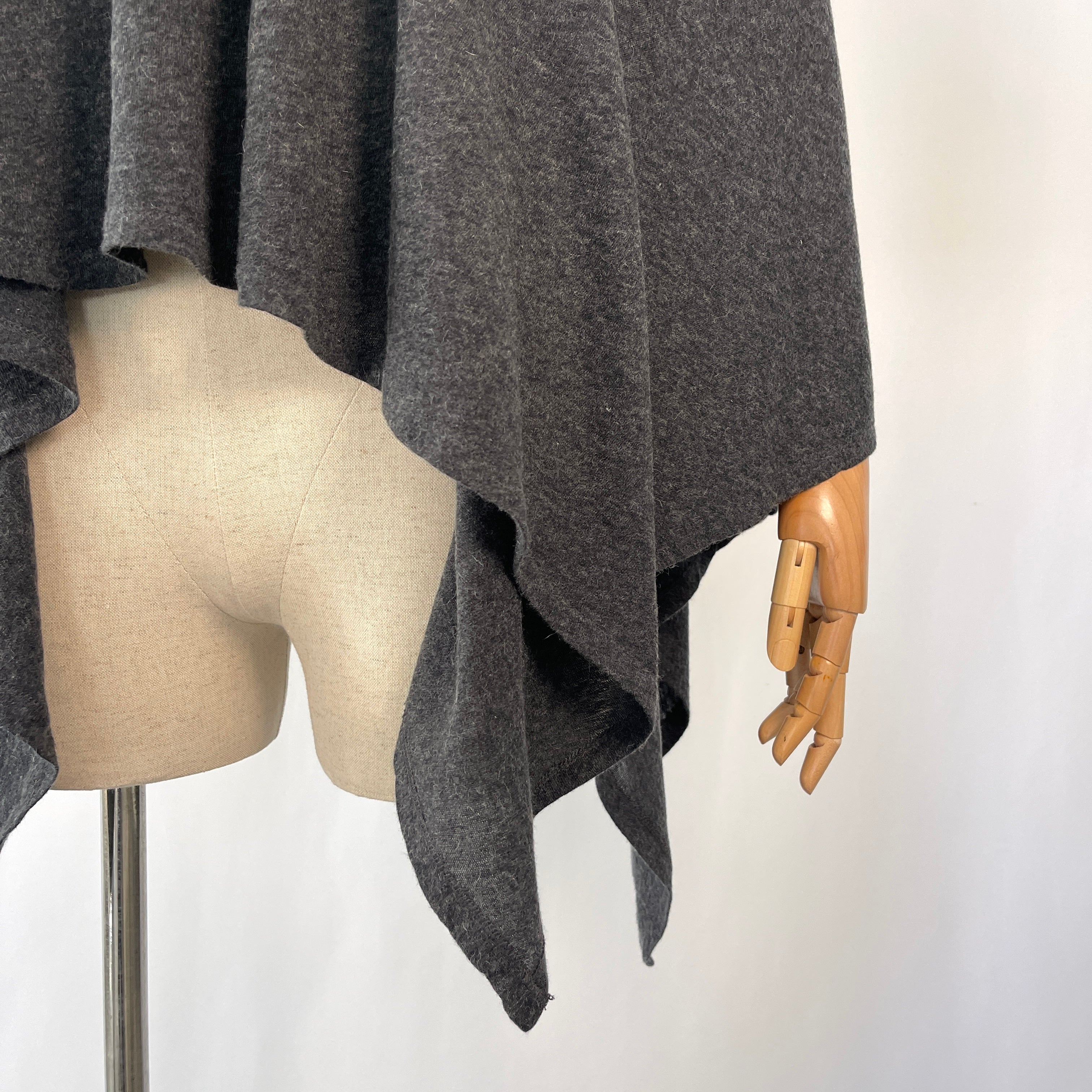 MAJESTIC FILATURES New Cotton/Cashmere Poncho