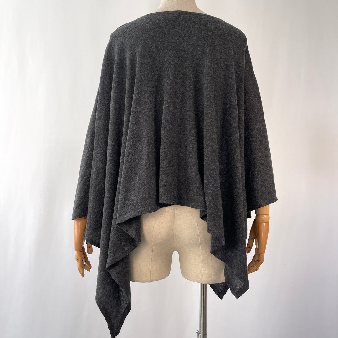 MAJESTIC FILATURES New Cotton/Cashmere Poncho
