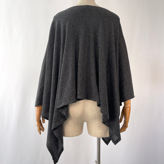 MAJESTIC FILATURES New Cotton/Cashmere Poncho