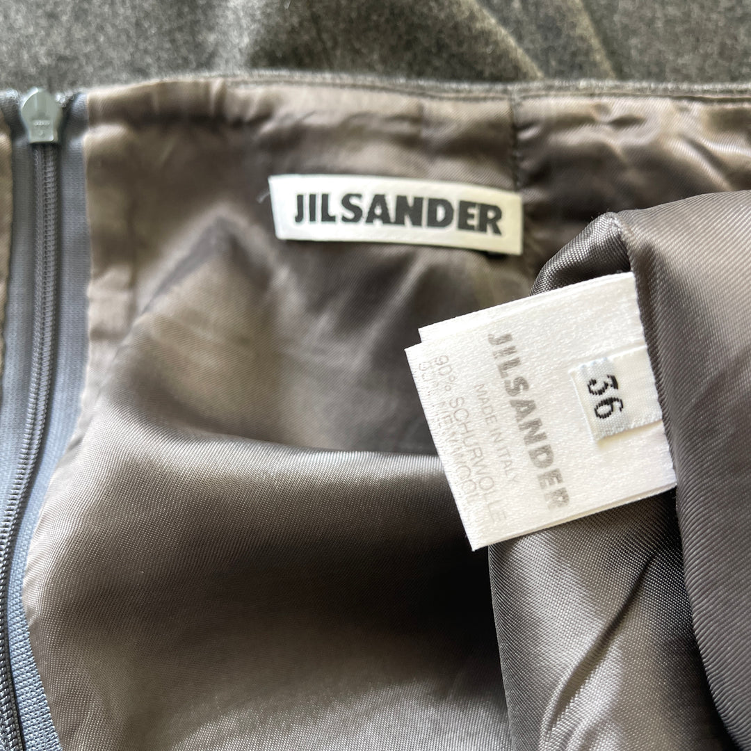 JIL SANDER Wool/Cashmere Skirt
