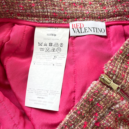 RED VALENTINO Tweed Skirt
