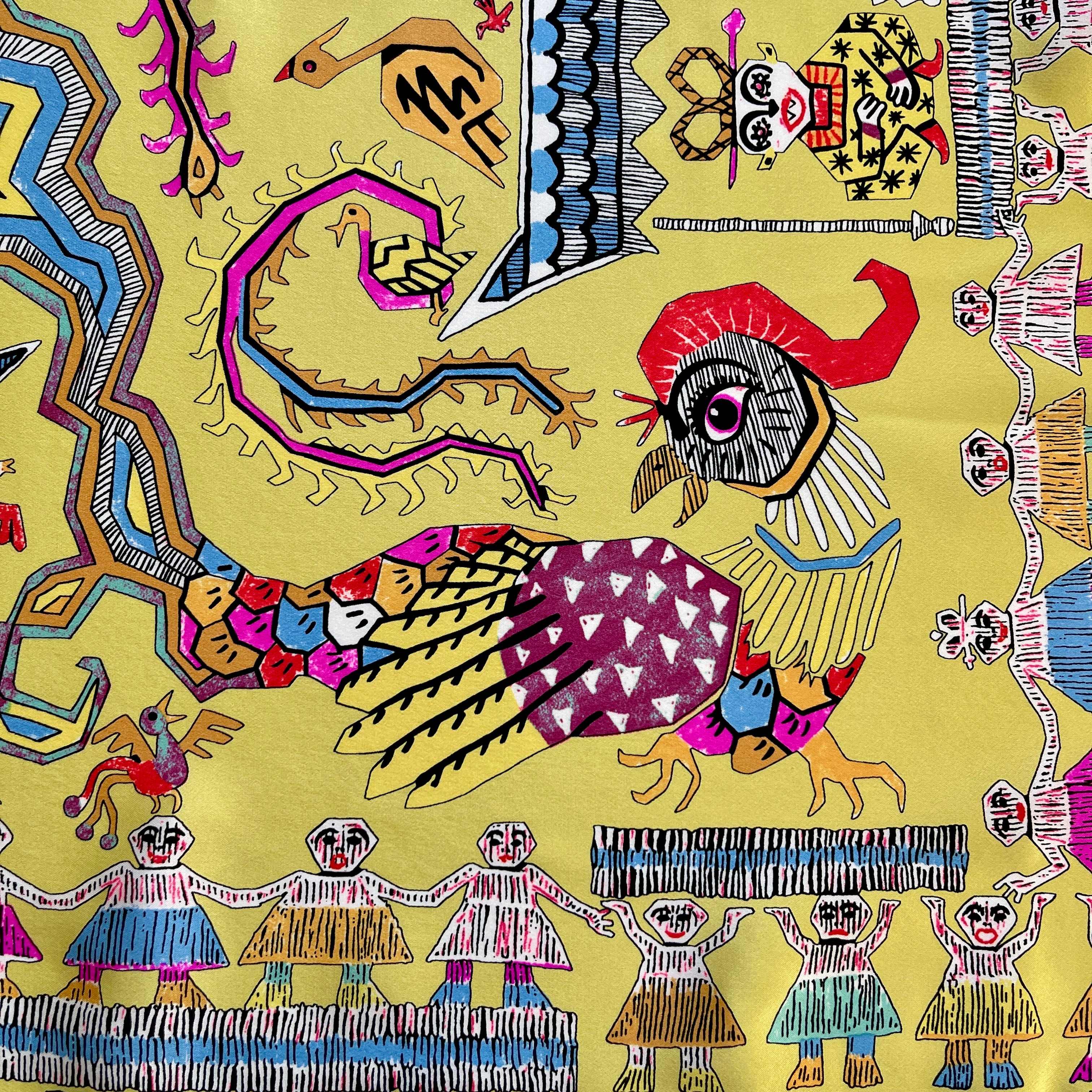FABRIC FRONTLINE New Silk Scarf