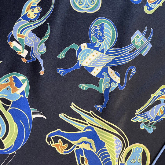 FABRIC FRONTLINE Silk Scarf