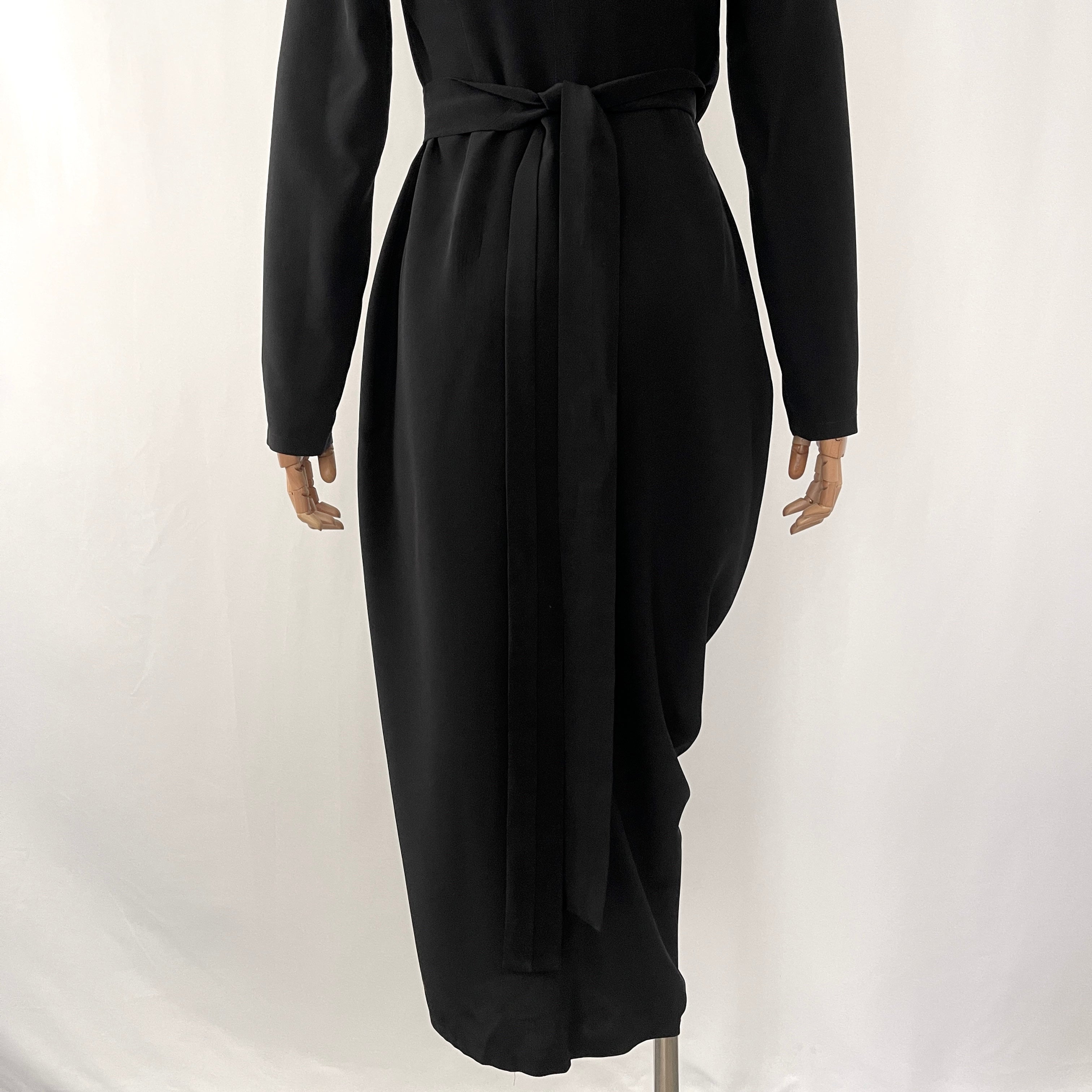 RICK OWENS Sisyphus Wrap Silk Dress