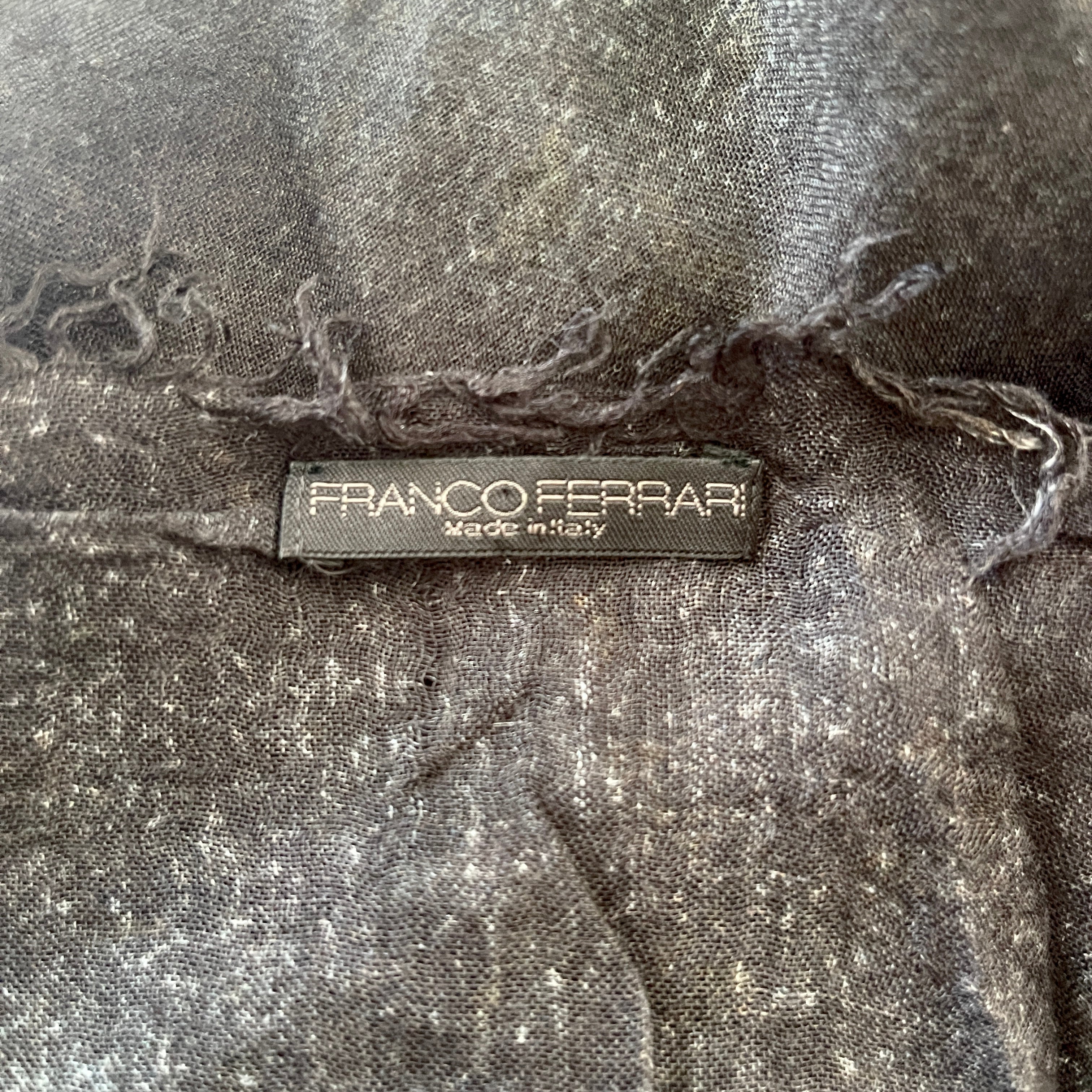 FRANCO FERRARI Limited edition by GIANNI RIZZOTTI Scarf