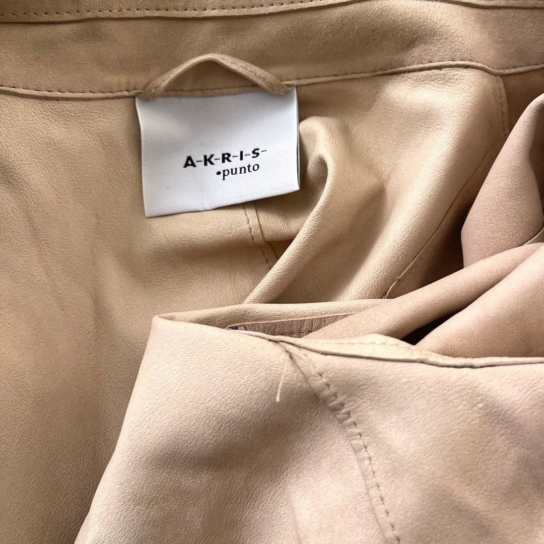 AKRIS - AKRIS Leather Blazer - AVVIIVVA.COM