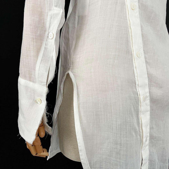 ALEKSANDR MANAMIS - ALEKSANDR MANAMIS Exclusive Asymmetric Shirt - AVVIIVVA.COM