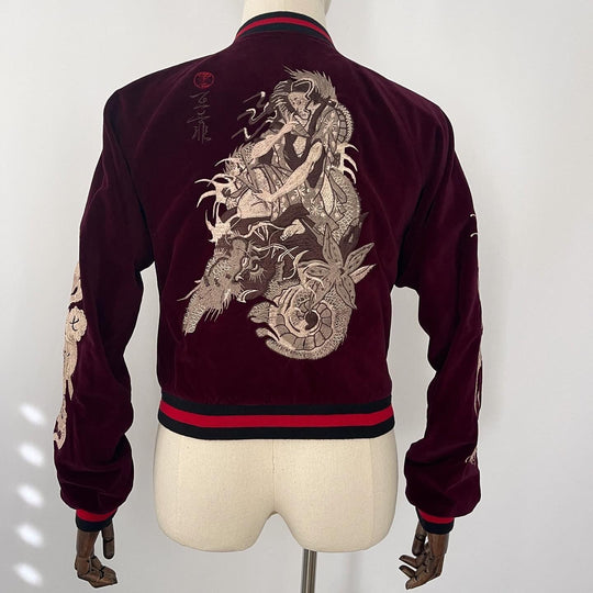 AMAL GUESSOUL A&G x GHROME HEARTS - AMAL GUESSOUL A&G x GHROME HEARTS Reversible Jacket - AVVIIVVA.COM