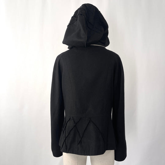 ANETT ROSTEL - ANETT RÖSTEL Black Wool Jacket - AVVIIVVA.COM