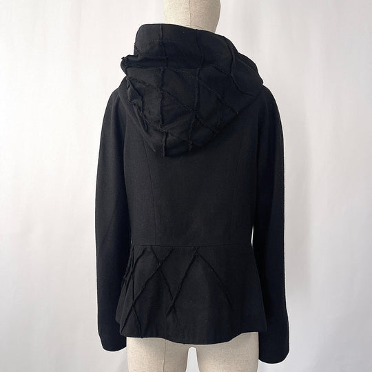 ANETT ROSTEL - ANETT RÖSTEL Black Wool Jacket - AVVIIVVA.COM