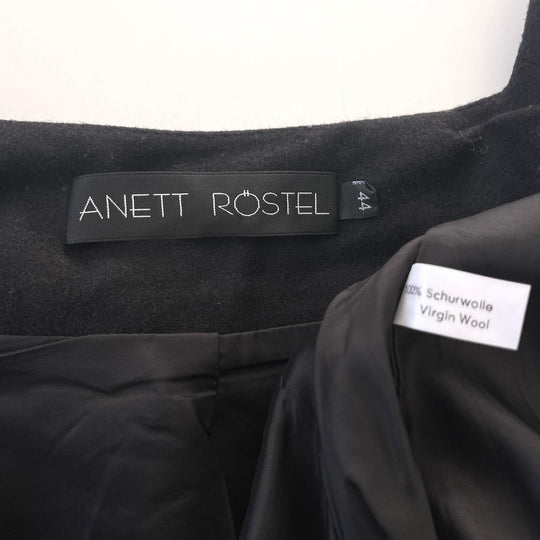 ANETT ROSTEL - ANETT RÖSTEL Black Wool Jacket - AVVIIVVA.COM