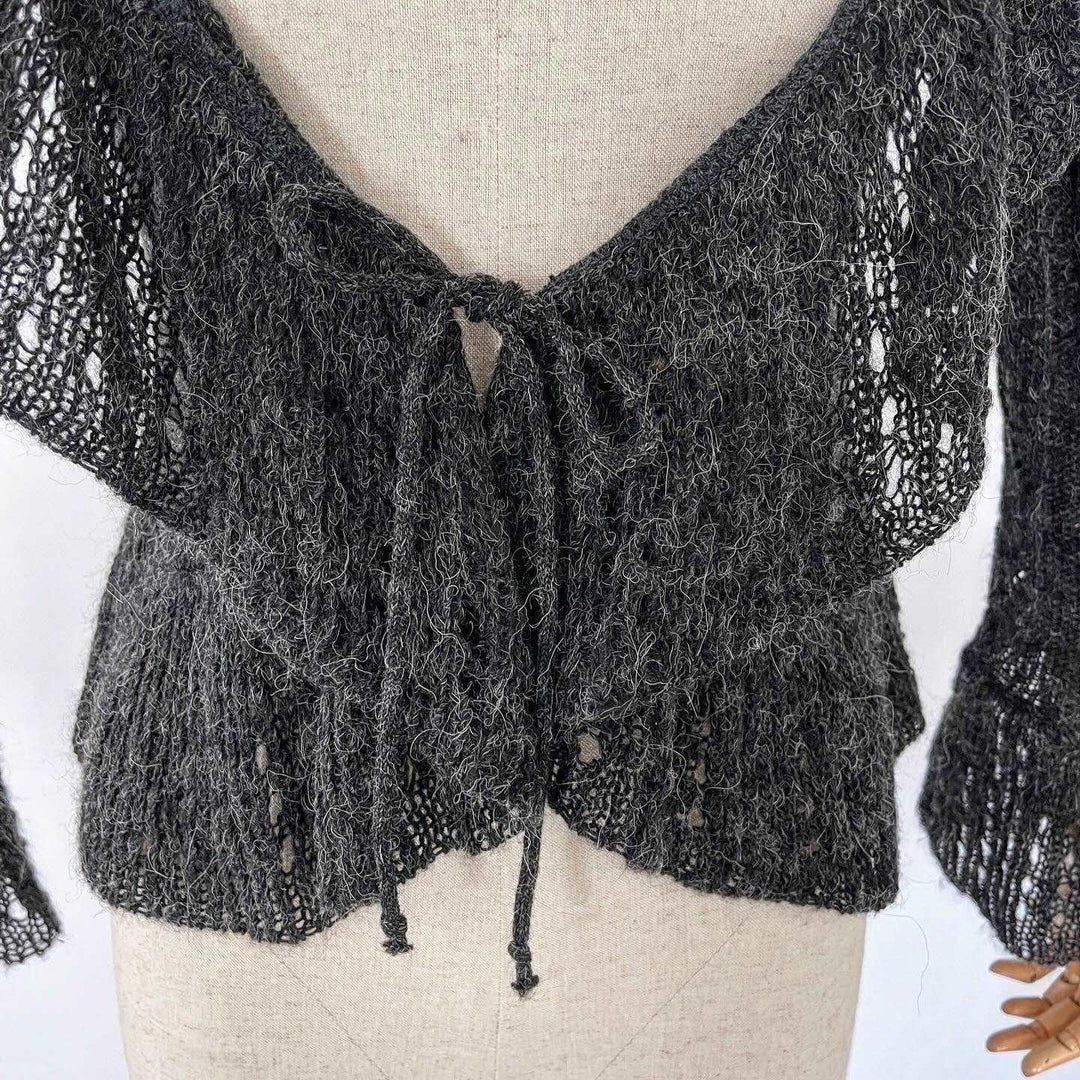 ANN DEMEULEMEESTER - ANN DEMEULEMEESTER Knitted Cardigan - AVVIIVVA.COM