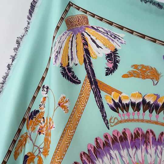 ANNI CARLSSON - ANNI CARLSSON Silk Scarf - AVVIIVVA.COM