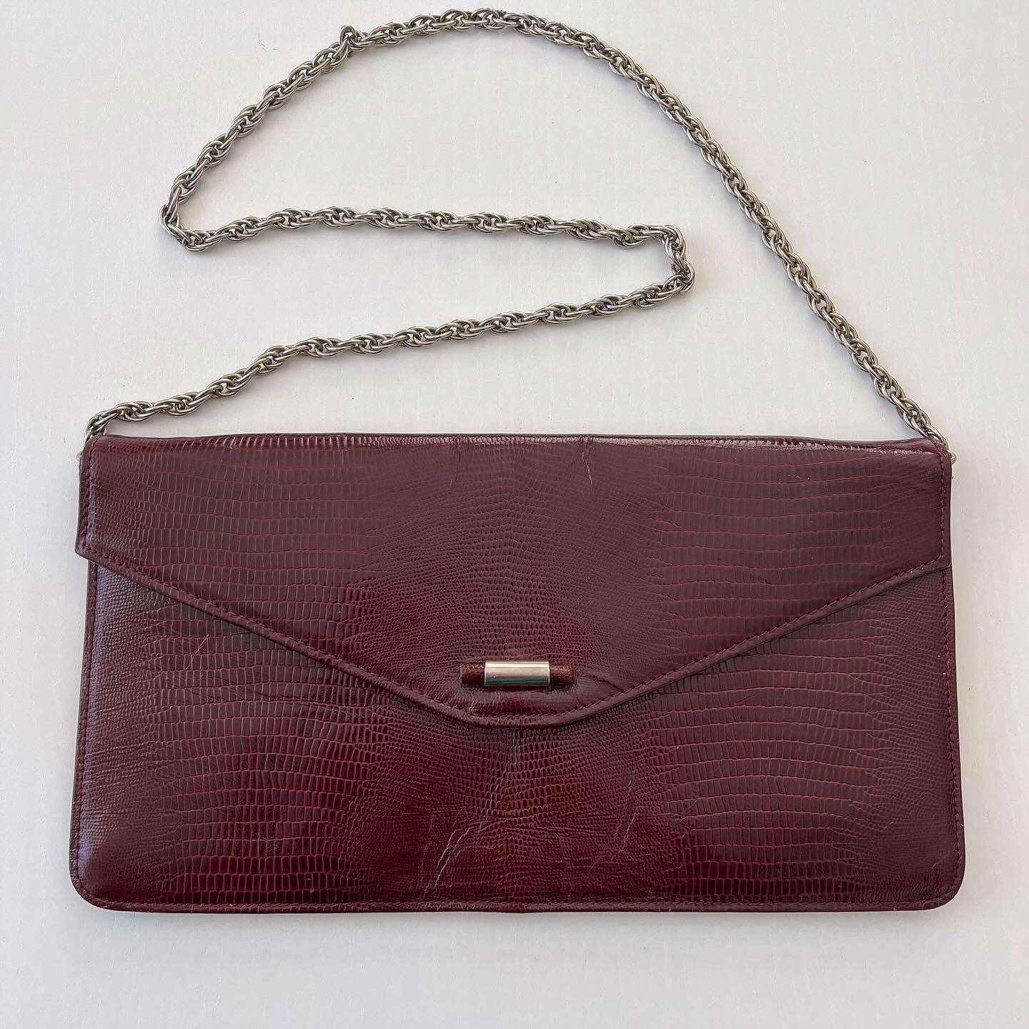 BALLY - BALLY Vintage Lizard Leather Bag/Clutch - AVVIIVVA.COM