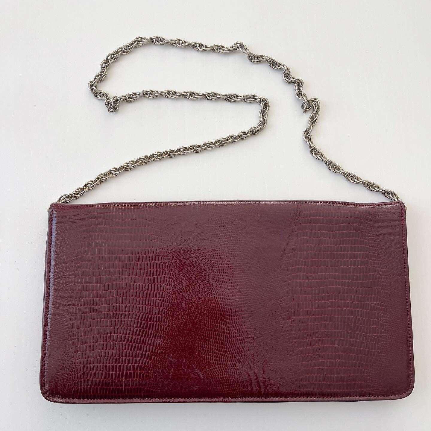 BALLY - BALLY Vintage Lizard Leather Bag/Clutch - AVVIIVVA.COM