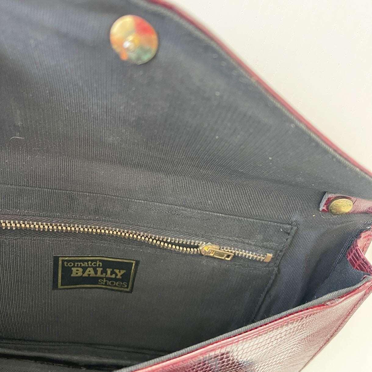 BALLY - BALLY Vintage Lizard Leather Bag/Clutch - AVVIIVVA.COM