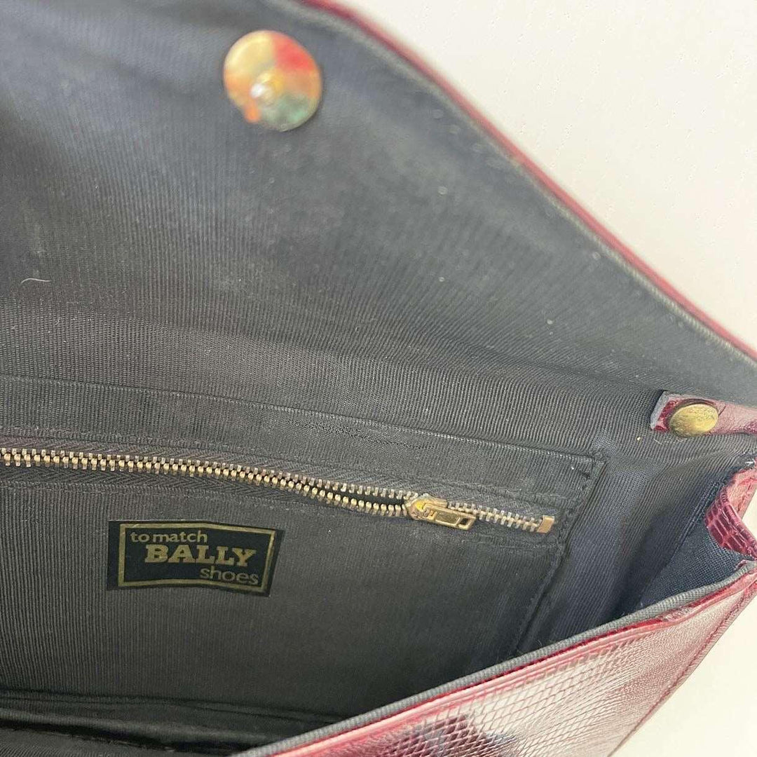 BALLY - BALLY Vintage Lizard Leather Bag/Clutch - AVVIIVVA.COM
