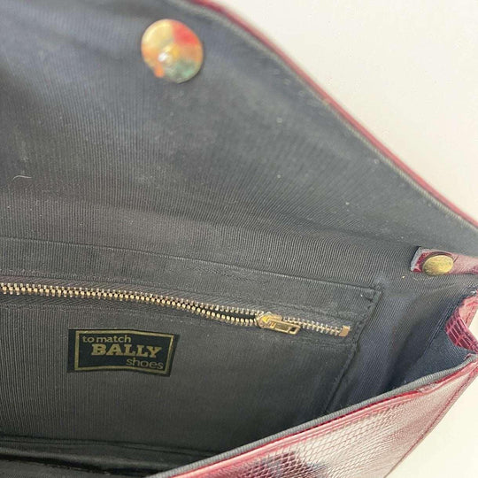 BALLY - BALLY Vintage Lizard Leather Bag/Clutch - AVVIIVVA.COM