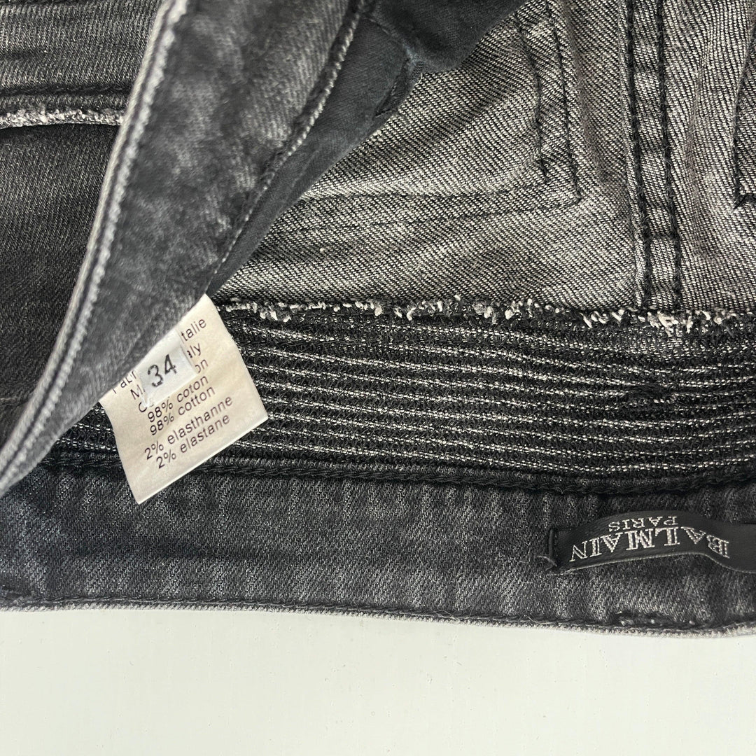 BALMAIN - BALMAIN Biker Jeans - AVVIIVVA.COM