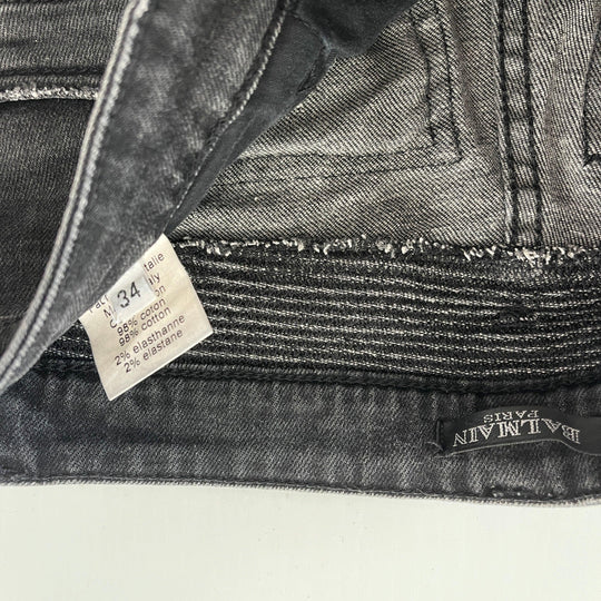 BALMAIN - BALMAIN Biker Jeans - AVVIIVVA.COM