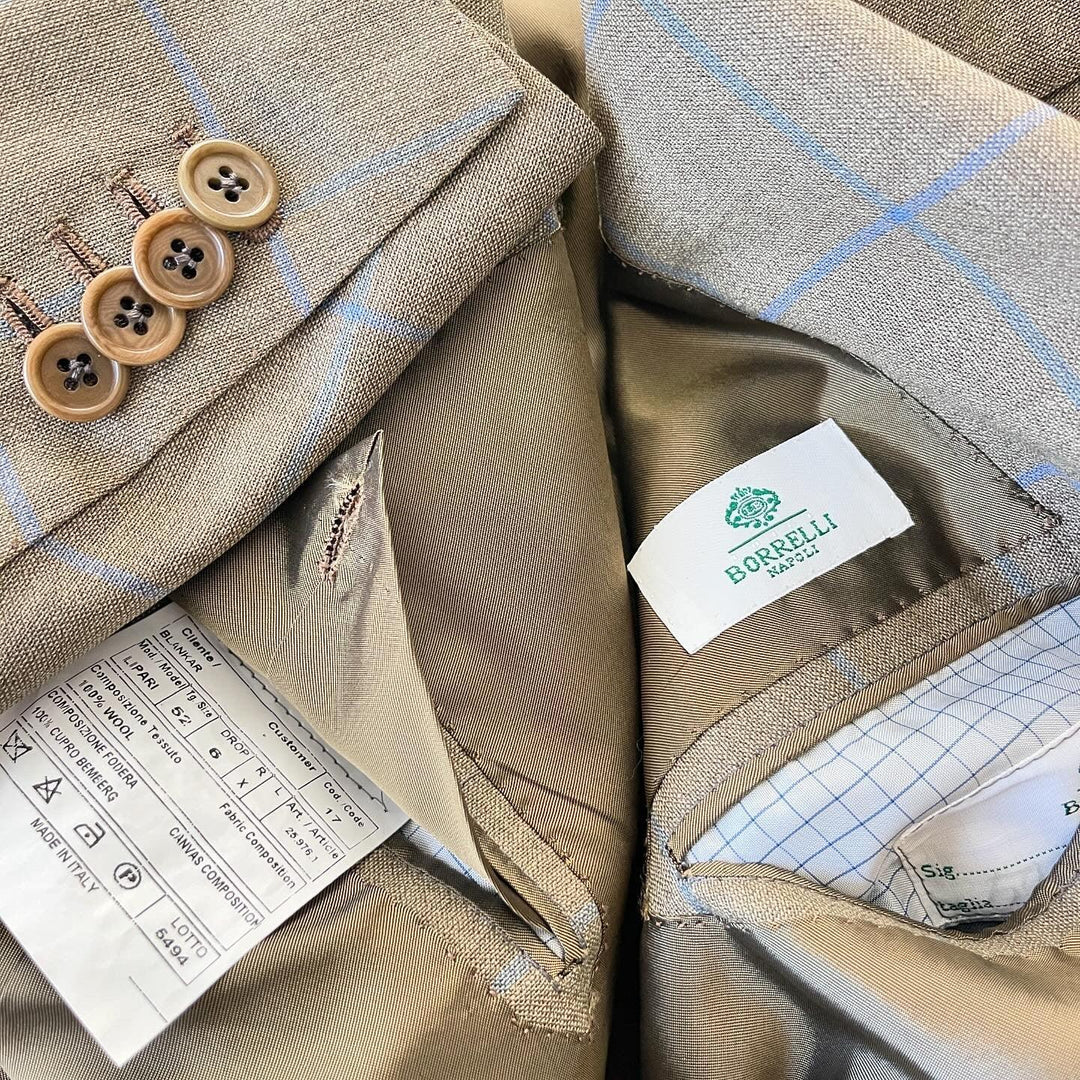 BORRELLI - BORRELLI Wool Jacket - AVVIIVVA.COM